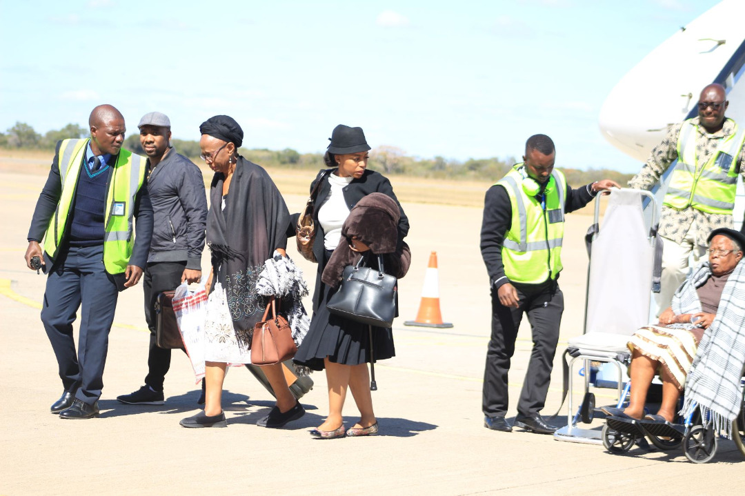 Zodwa is one third from left