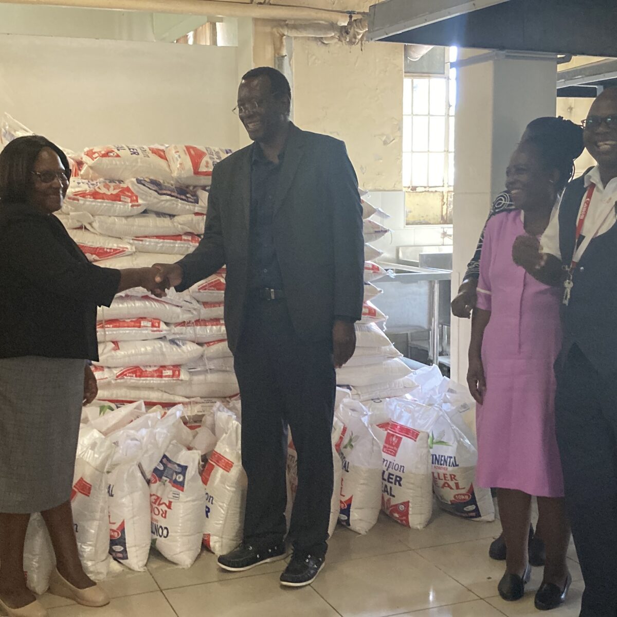 First Lady donates food to Mpilo Hospital