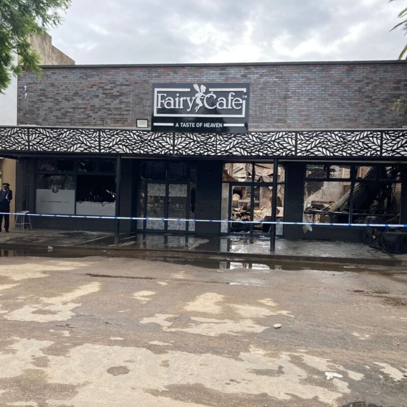 Fire ravages popular Fairy Café in Bulawayo
